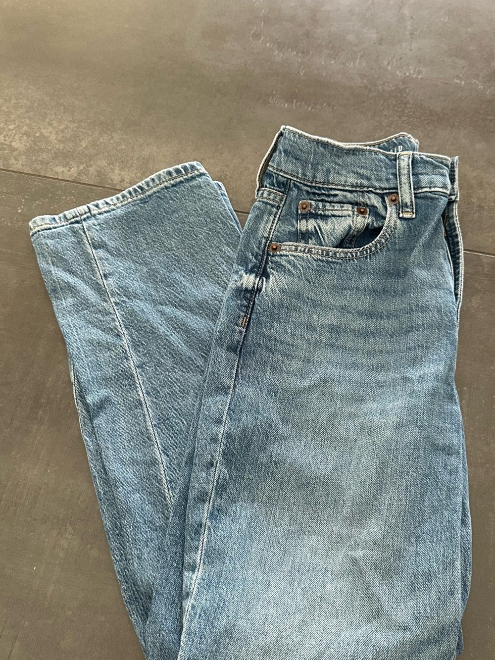GAP Light Blue Straight-Leg Kids Jeans